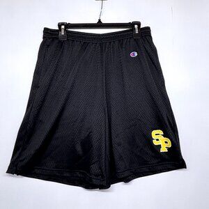 University of Wisconsin Stevens Point Pointers Champion Shorts Black Men's Large